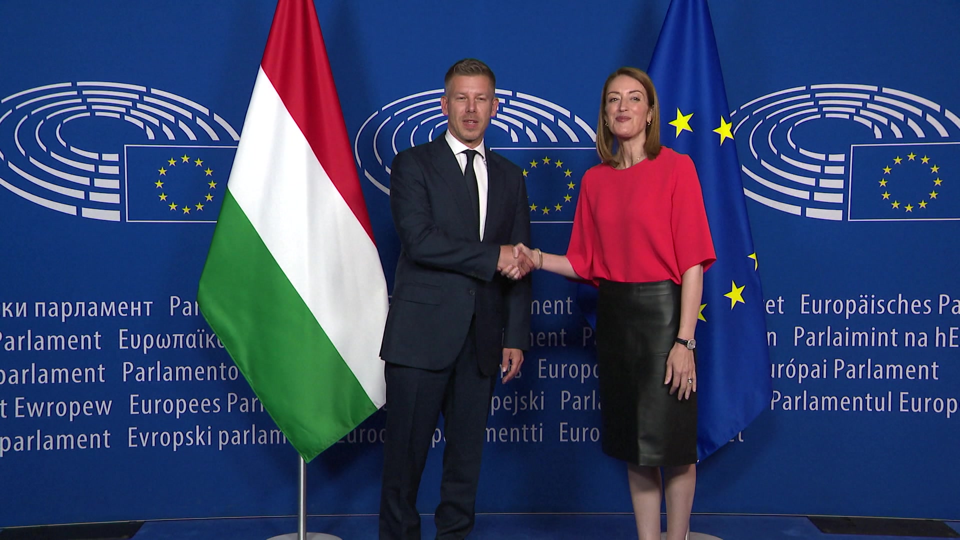 Roberta METSOLA, EP President meets with Peter MAGYAR, Hungarian Prime Minister: extracts from the meeting